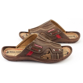 Olivier Miesten 334GT ruskeat tohvelit 2