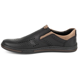 Polbut Miesten Brogues 401 Summer Black musta 2