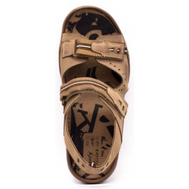 Mario Pala 448 ruskeaa miesten sandaalia 1