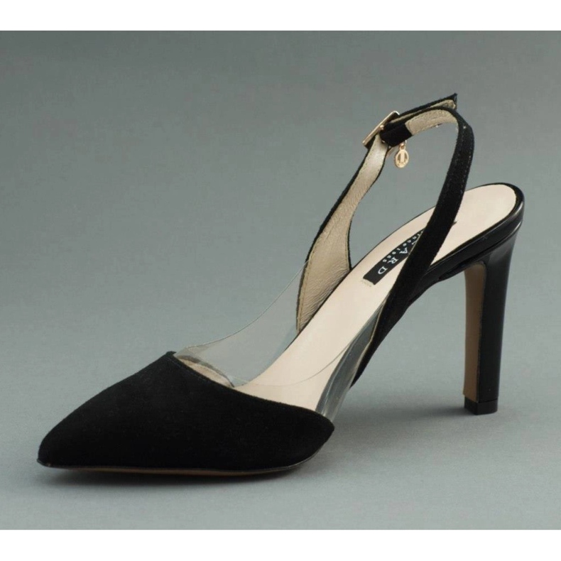 Lizard Mustat sandaalit korkokengissä 04765 1