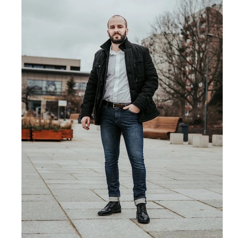 KENT Miesten nahkaiset Chelsea -saappaat 287D Św musta 2