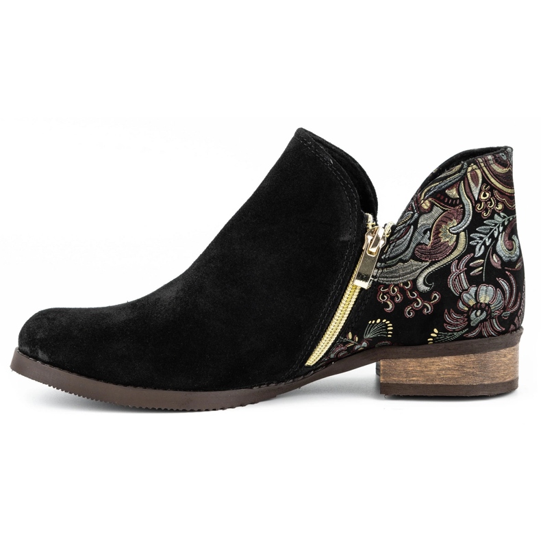 Olivier Mukavat naisten Silvia -mustat saappaat 1