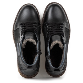 Mario Pala 865MP mustat miesten talvikengät 1