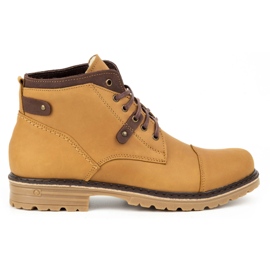 Polbut C15 punaiset miesten talvikengät oranssi 1