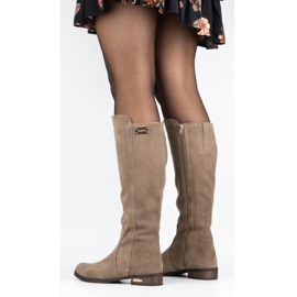 Olivier Muodikkaat saappaat Klara beige 2