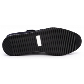 Polbut Miesten vapaa -ajan nahkakengät 2102/2 tummansininen 1