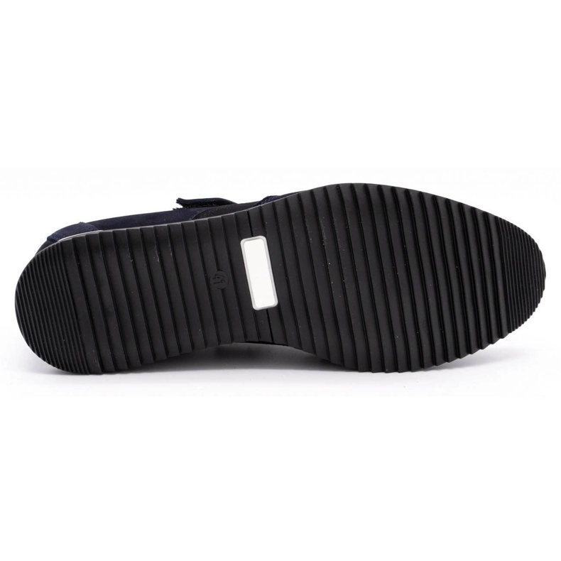 Polbut Miesten vapaa -ajan nahkakengät 2102/2 tummansininen 1