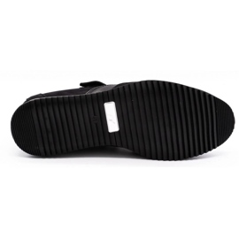 Polbut Miesten vapaa -ajan nahkakengät 2102/2 musta 1