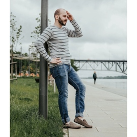 Polbut Miesten nahkakenkä 2105P claret punainen 1