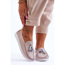 Naisten harjakattoiset nahkahousut Vaaleanpunainen Lanzarot 1