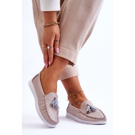 Naisten harjakattoiset nahkahousut Vaaleanpunainen Lanzarot 2