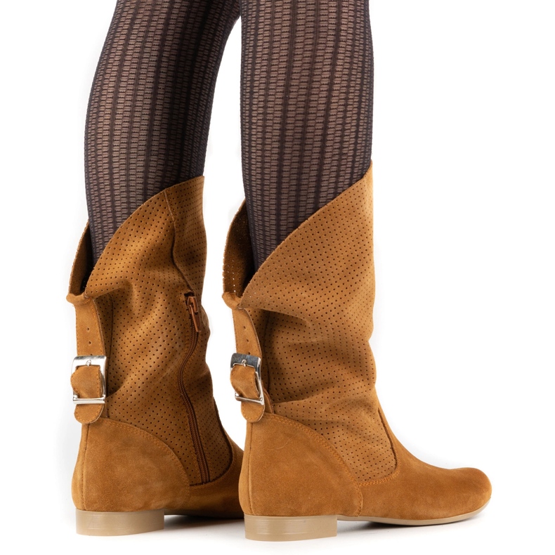 Olivier Harjakatkoiset Elenan punaiset saappaat oranssi 2