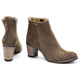 Olivier Sara Ziemiste korkeakorkoiset saappaat beige 4