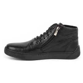 Kampol Miesten eristetyt nahkasaappaat 120KAM musta 1