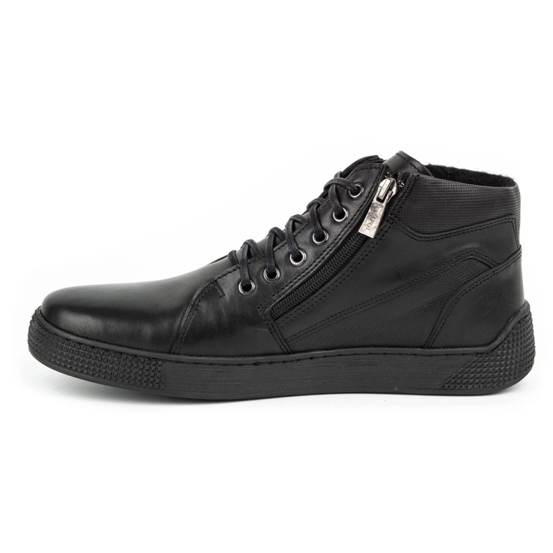 Kampol Miesten eristetyt nahkasaappaat 120KAM musta 1