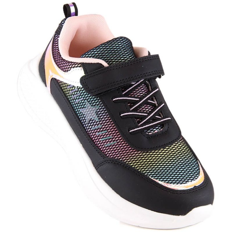 Tarranauha-urheilukengät Miss EVE422 mustat 1