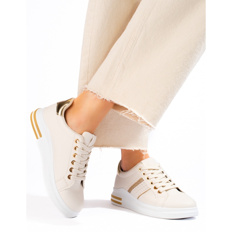 Shelovet beigenväriset naisten urheilukengät 1