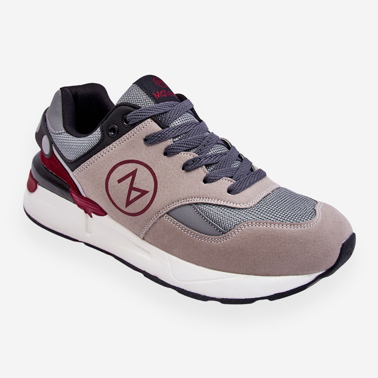 Mckeylor Miesten nauhalliset urheilukengät harmaat ja mustat Stephen 1