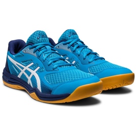 Asics Upcourt 5 M 1071A086 402 lentopallokengät sininen sininen 3