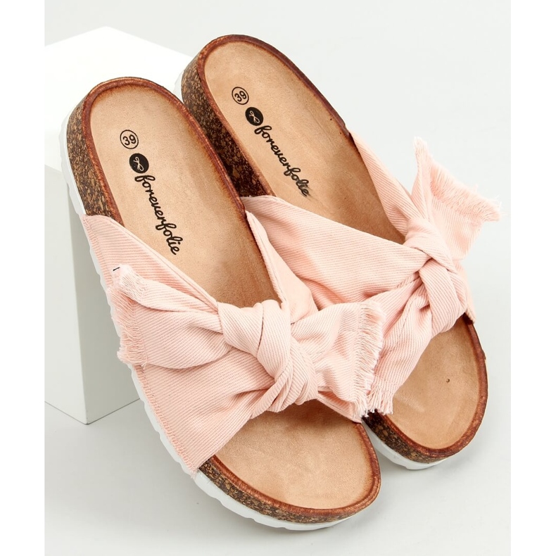 BM Hawn Pink Cotton Cork Tossut vaaleanpunainen 1