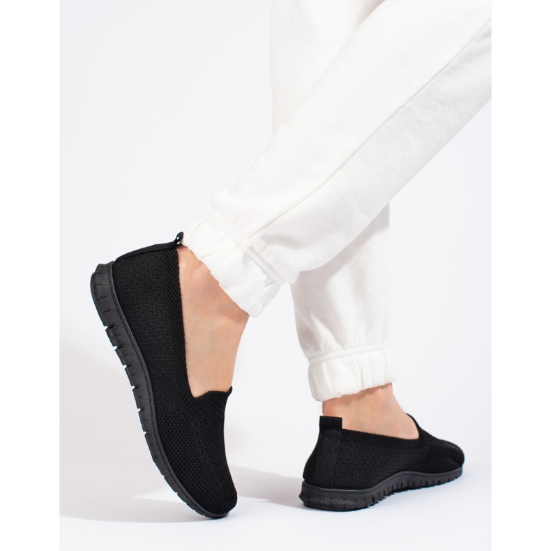 W. Potocki Naisten slip on tekstiili Potocki musta 2