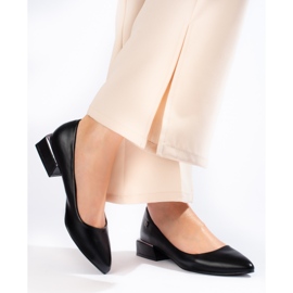 Vinceza naisten matalakorkoiset balettikorkoiset mustat 1