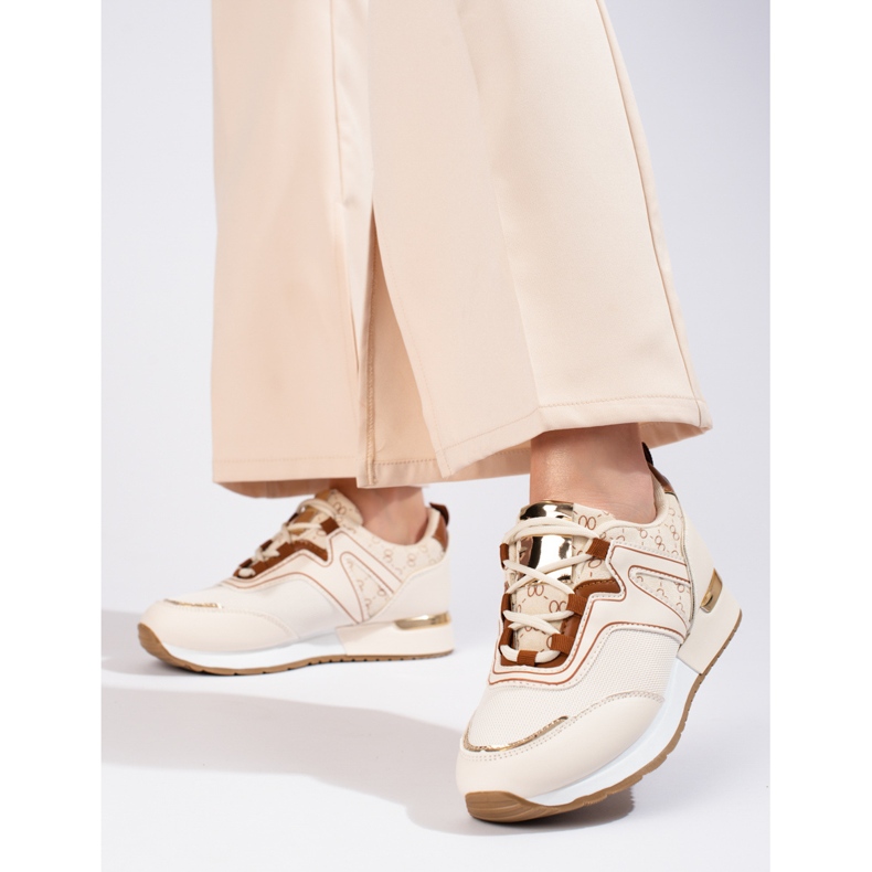 Shelovet beigenväriset naisten urheilukengät 1