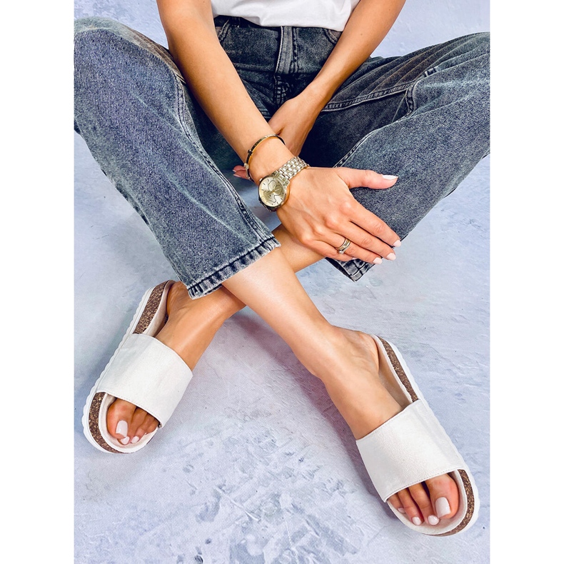 Stoner Beige naisten korkkitossut 2