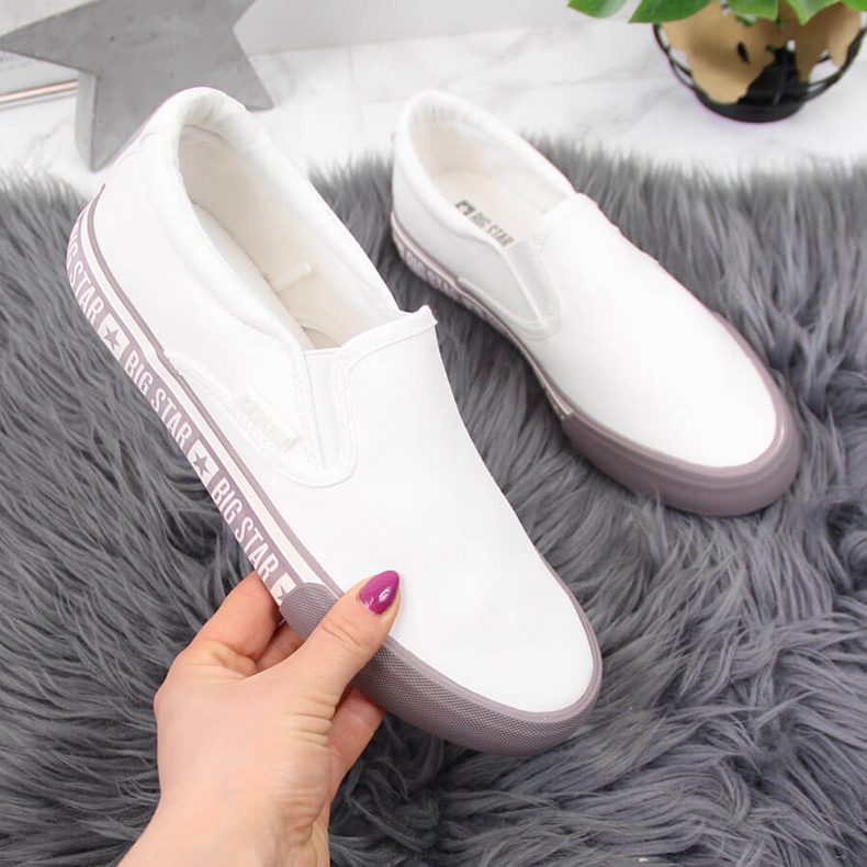 Tekstiililenkkarit valkoinen Big Star HH274007 2