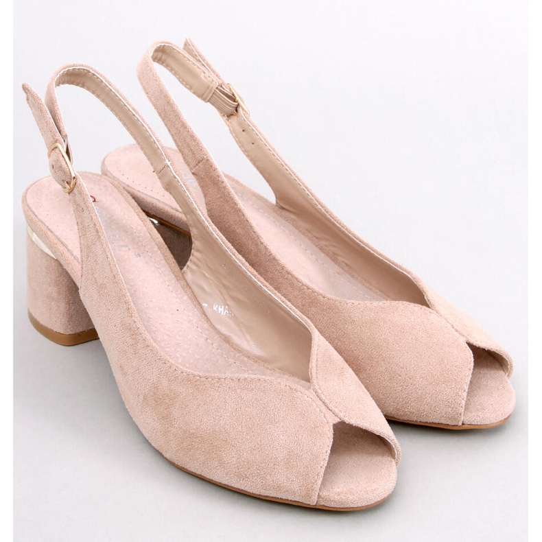 BM Venus Khaki -korkoiset sandaalit beige 1