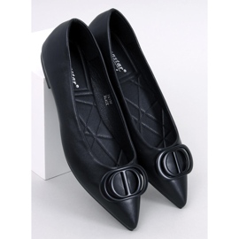Falana Black Mantel Toe Ballet Flats musta 1