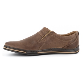 Polbut Miesten Brogues, Nahka 362 Ruskea 1