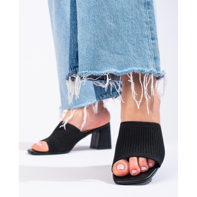 Shelovet naisten tekstiilimustat diat tolppassa 1