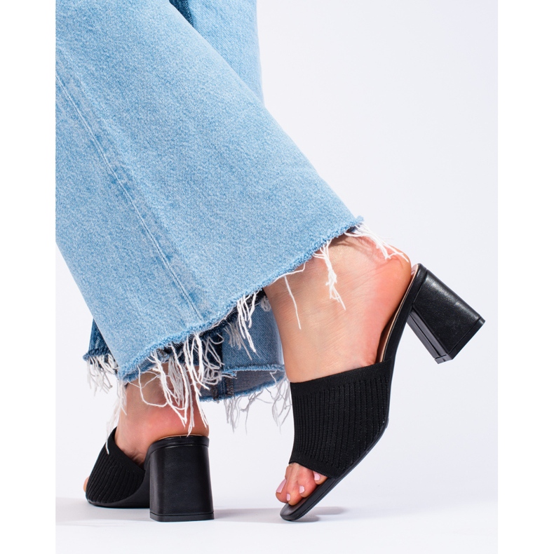 Shelovet naisten tekstiilimustat diat tolppassa 2