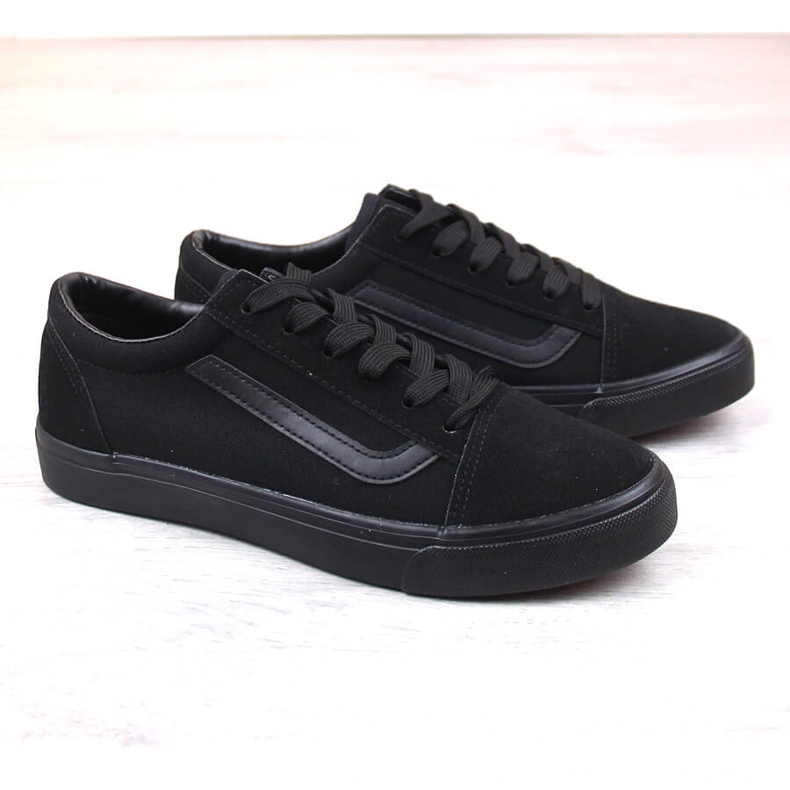 Atletico mustat tekstiilimatalat lenkkarit 1