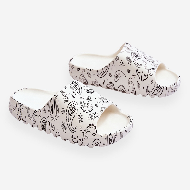 PS1 Muodikkaat naisten tossut massiivisella alustalla, valkoinen Lorette 1