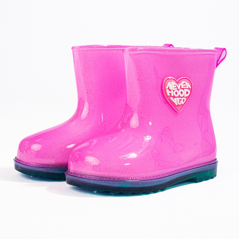 Tyttöjen kalossut Shelovet pinkki vaaleanpunainen 1