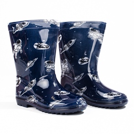 Pitkän pojan kalossit, joissa on kuviollinen Shelovet laivastonsininen 1