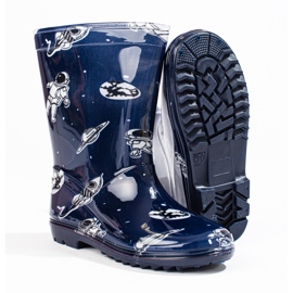 Pitkän pojan kalossit, joissa on kuviollinen Shelovet laivastonsininen 2