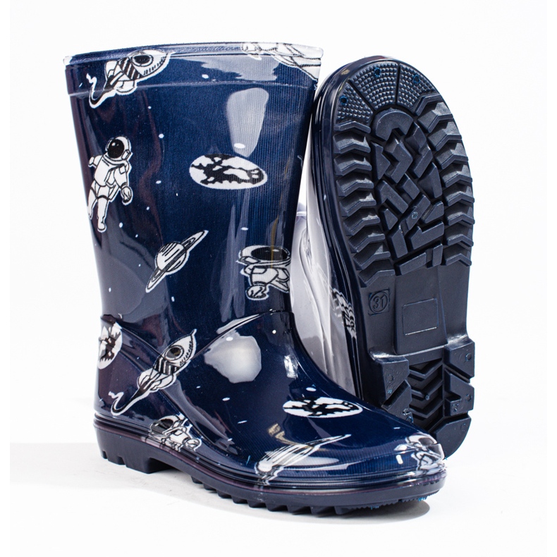 Pitkän pojan kalossit, joissa on kuviollinen Shelovet laivastonsininen 2