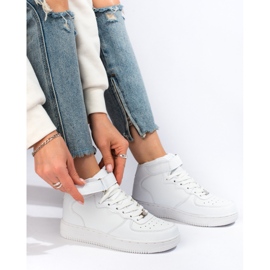 Naisten valkoiset Shelovet-lenkkarit valkoinen 1