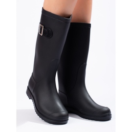 SHELOVET Matt Galoshes soljella musta 2