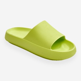 Muodikkaat kevyet tossut massiivisessa Lime Rebel -pohjassa vihreä 1