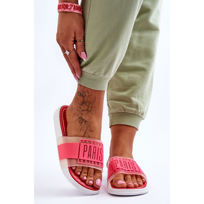 Naisten urheilutossut Neon Pink Sunrise vaaleanpunainen 1