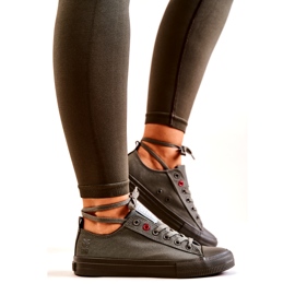 Matalat tennarit Big Star JJ274004 Khaki vihreä 4