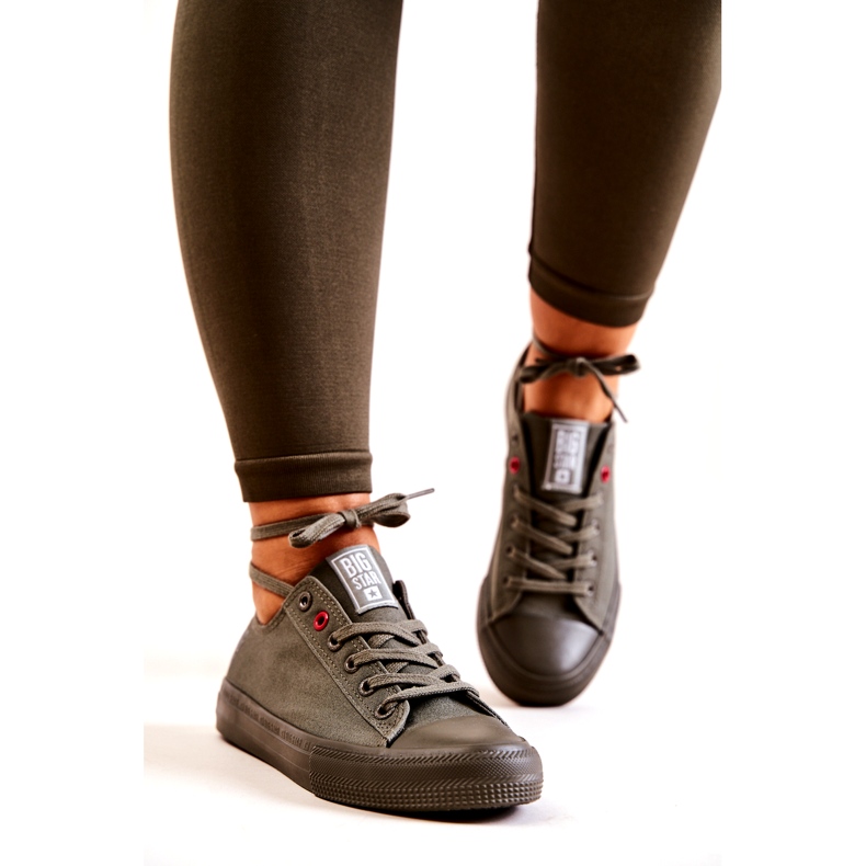 Matalat tennarit Big Star JJ274004 Khaki vihreä 5