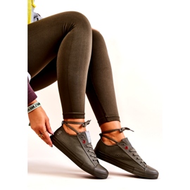 Matalat tennarit Big Star JJ274004 Khaki vihreä 6