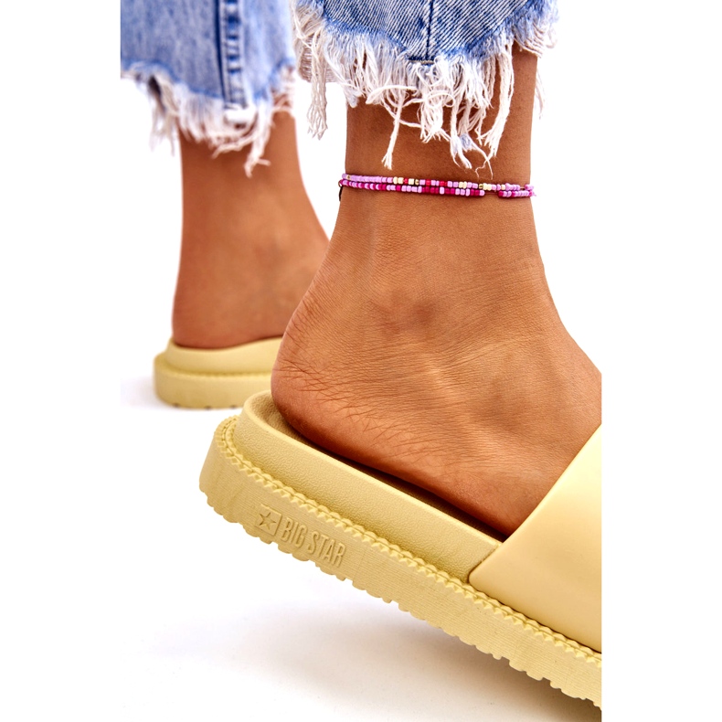 Naisten tossut Big Star JJ274A305 Keltainen 1