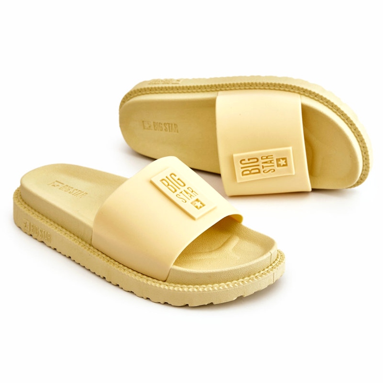 Naisten tossut Big Star JJ274A305 Keltainen 3