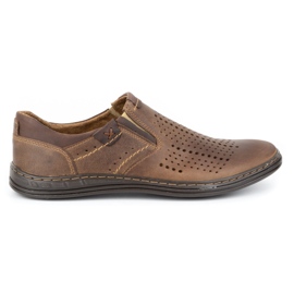 Polbut Miesten Brogues 401 Summer Brown ruskea 1